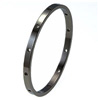 Black Titanium Bangle - Fino Oriel