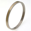 Titanium Bangle - Flat Gold Inlay