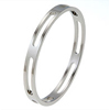 Titanium Bangle - Square Cut