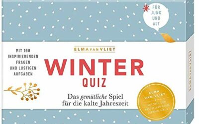 Rezension: Erzähl mal! Winterquiz: Das gemütliche Spiel für die kalte Jahreszeit. Mit 100 inspirierenden Fragen und lustigen Aufgaben #blogvent2020 Bücher