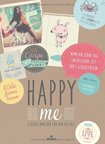 Rezension: Happy me Glücklichmacher für den Alltag – Geschenkbuch