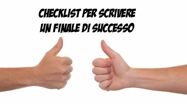 Checklist per scrivere un finale di successo