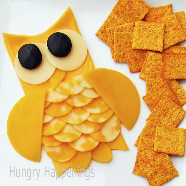 cheese owl appetizer