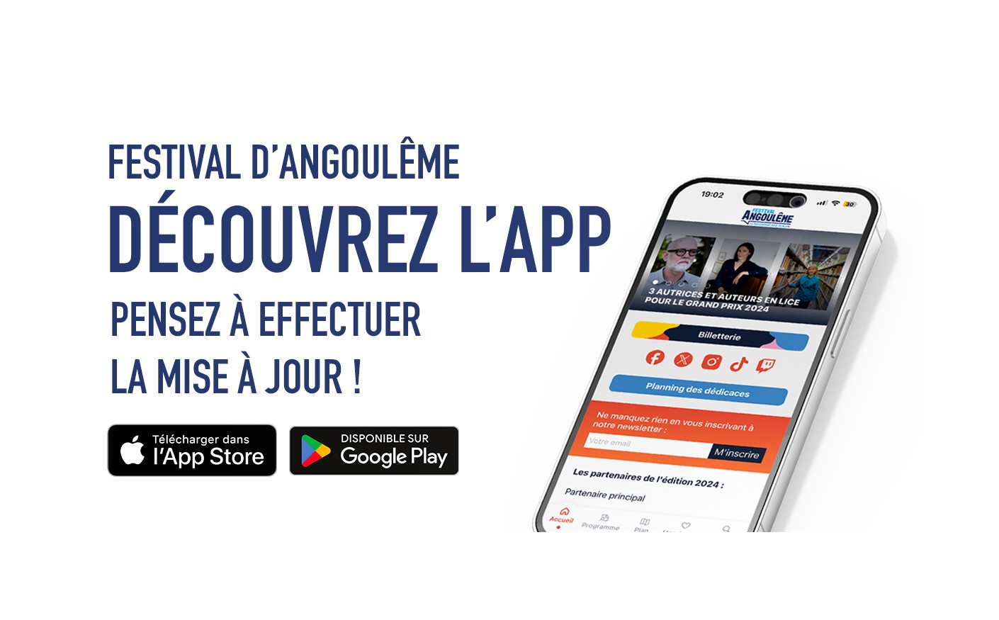 DÉCOUVREZ L’APPLICATION DU FESTIVAL