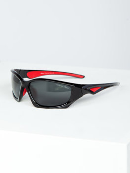 Bolf Sonnenbrille Schwarz-Rot  MIAMI4