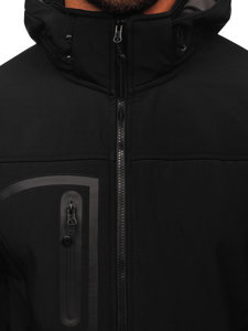 Geacă softshell neagră Bolf T019