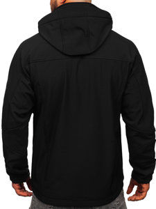 Geacă softshell neagră Bolf T019