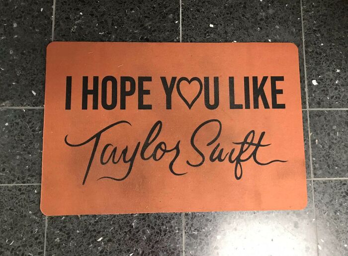 Need To Share My Custom Taylor Doormat