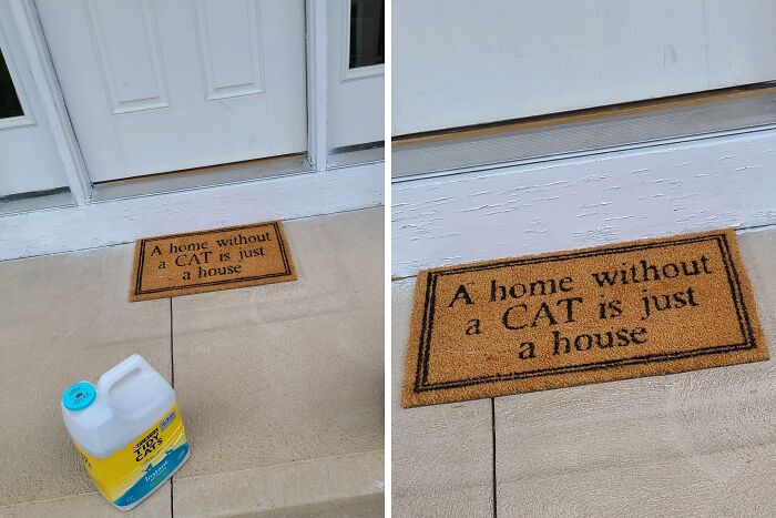 Their Order Matched Their Doormat I Guess