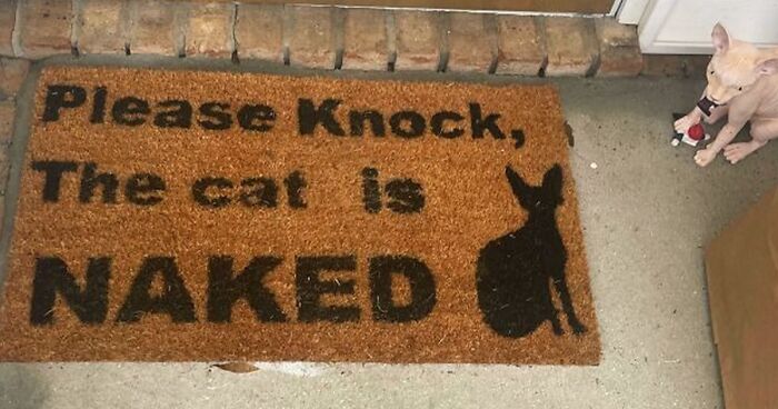 67 Truly Creative Doormats That Will Definitely Make You Look And Then Peer Again