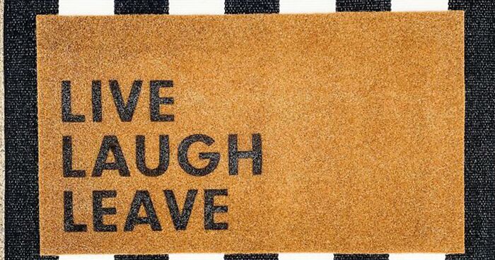 67 Doormats With Witty Inscriptions That May Even Make You Look Twice