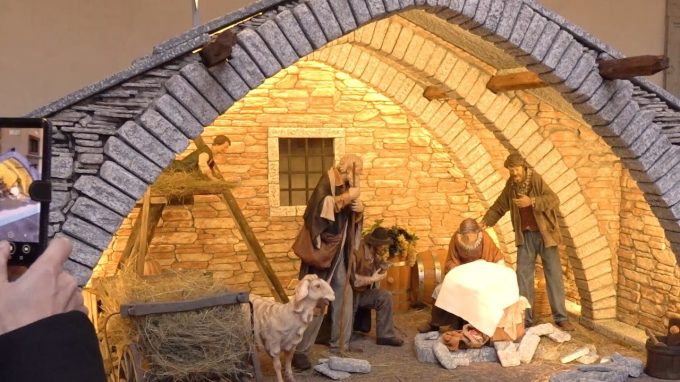 Un grande Presepio all’Arcivescovado per tutta la città