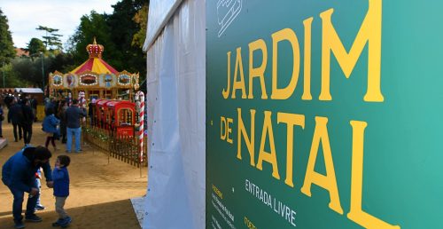 Jardim de Natal chegou esta manhã a Évora