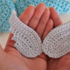 Crochet angel wings