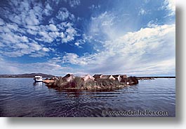 bolivia, bolivia/peru border, highest lake in the world, horizontal, ilses, lakes, latin america, peru, peru border, reed, reed isles, titicaca, photograph