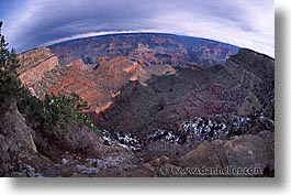 america, arizona, canyons, desert southwest, fisheye, grand, grand canyon, horizontal, north america, united states, western usa, photograph