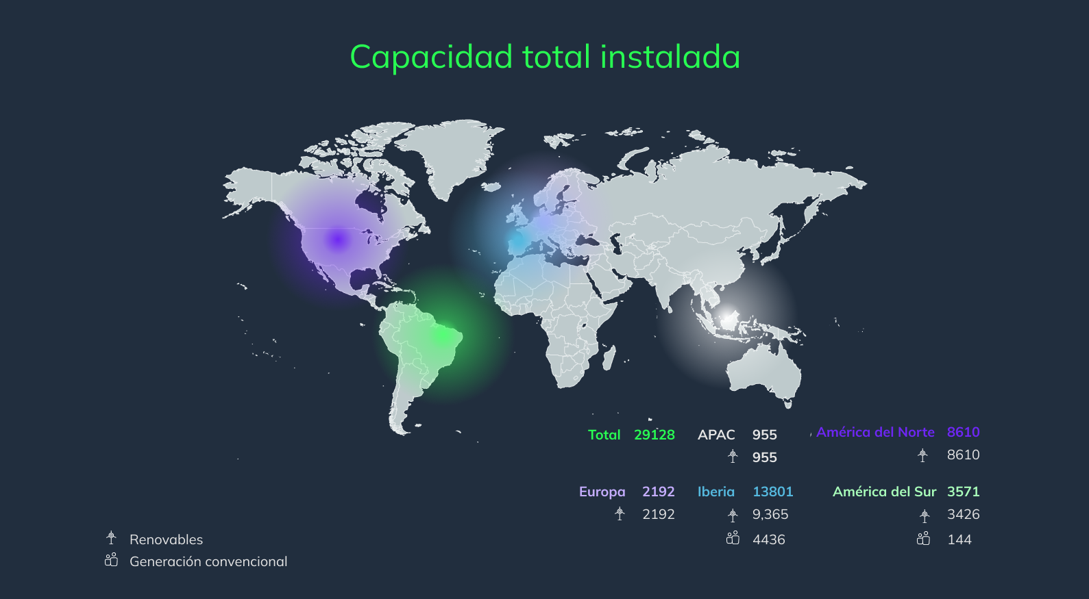 mapa capacidade instalada es