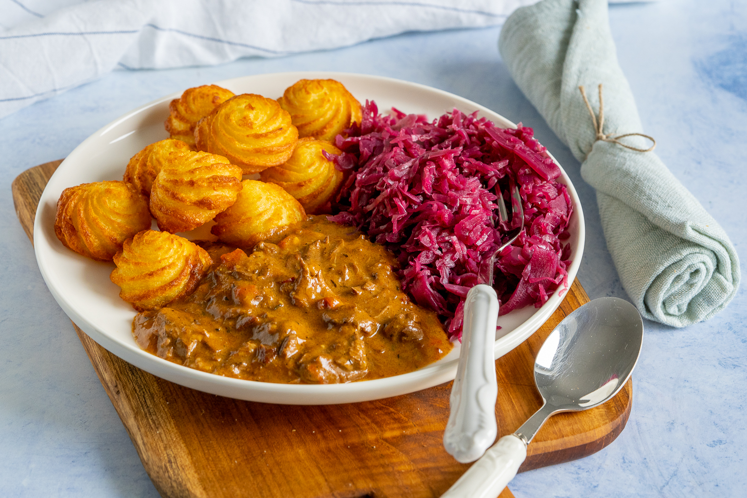 Gulasch aus dem Slowcooker - so einfach geht es