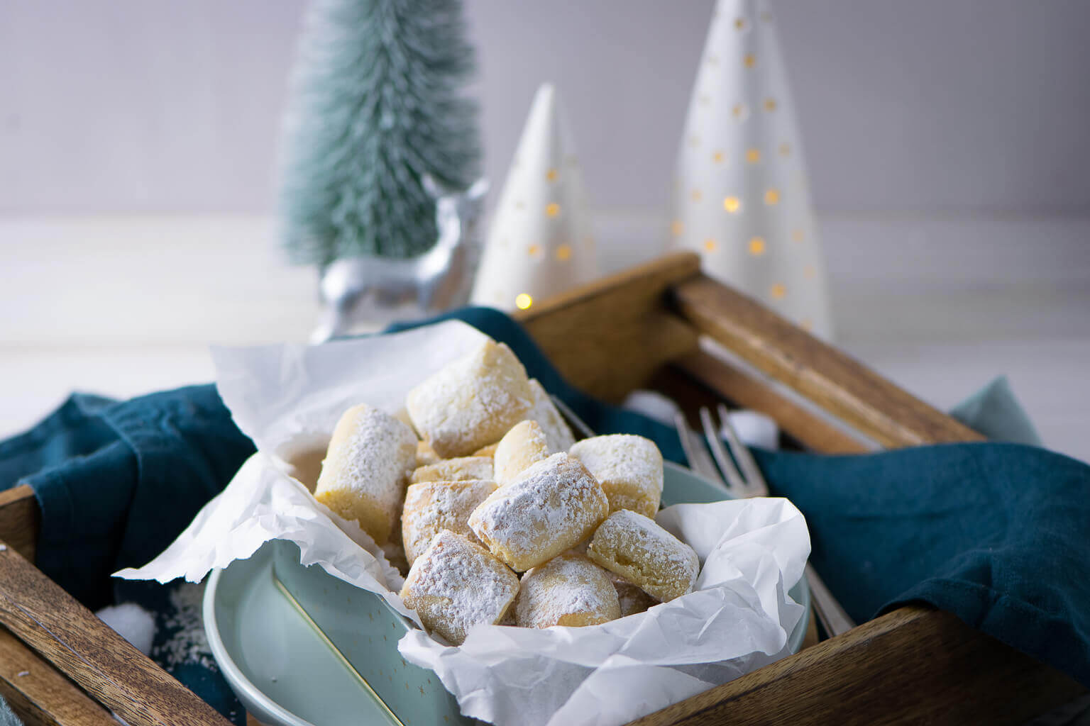 Alle lieben Traumstücke, probiere sie unbedingt einmal mit Marzipan aus.