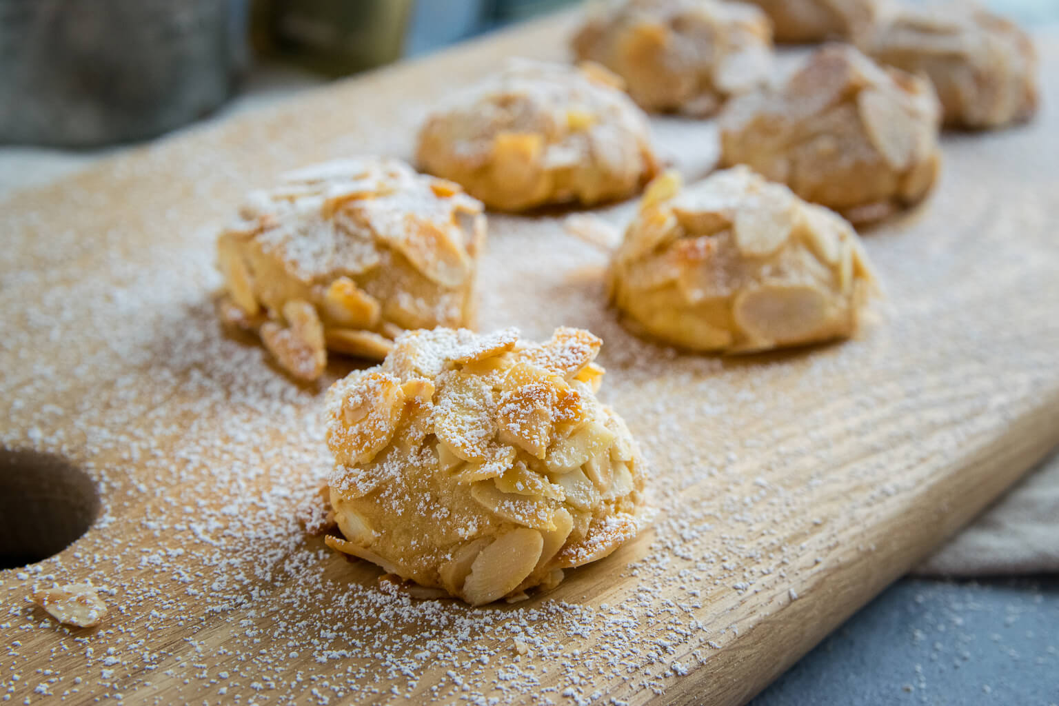 Marzipan Wölkchen - Weihnachtsgebäck mit Marzipan