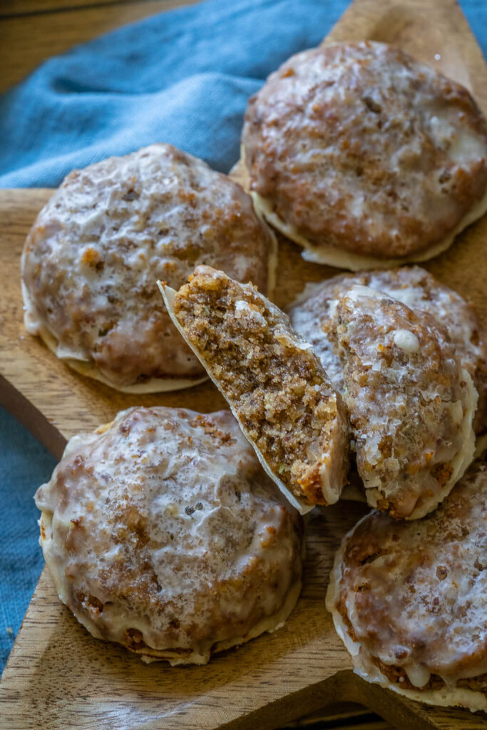 Lebkuchen Rezept einfach mit Lebkuchengewürz - schnelle Marzipanlebkuchen