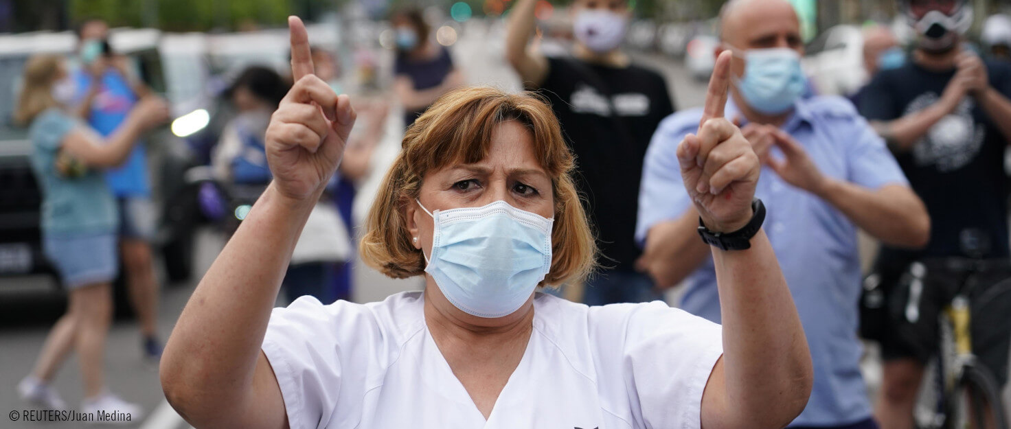 Manifestación cnotra los recortes