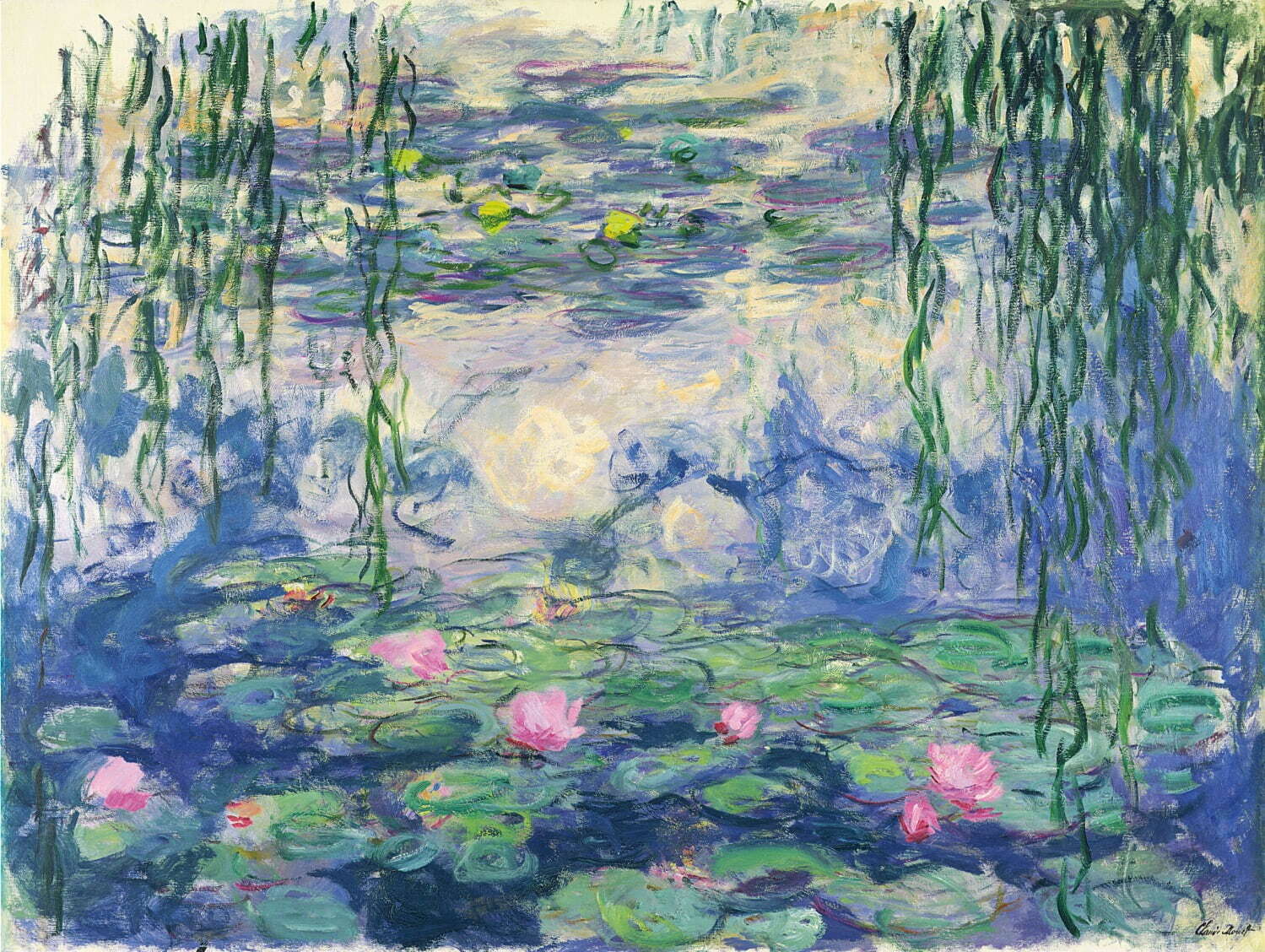 クロード・モネ 《睡蓮》 1916-19年頃
油彩／カンヴァス マルモッタン・モネ美術館、パリ
© musée Marmottan Monet