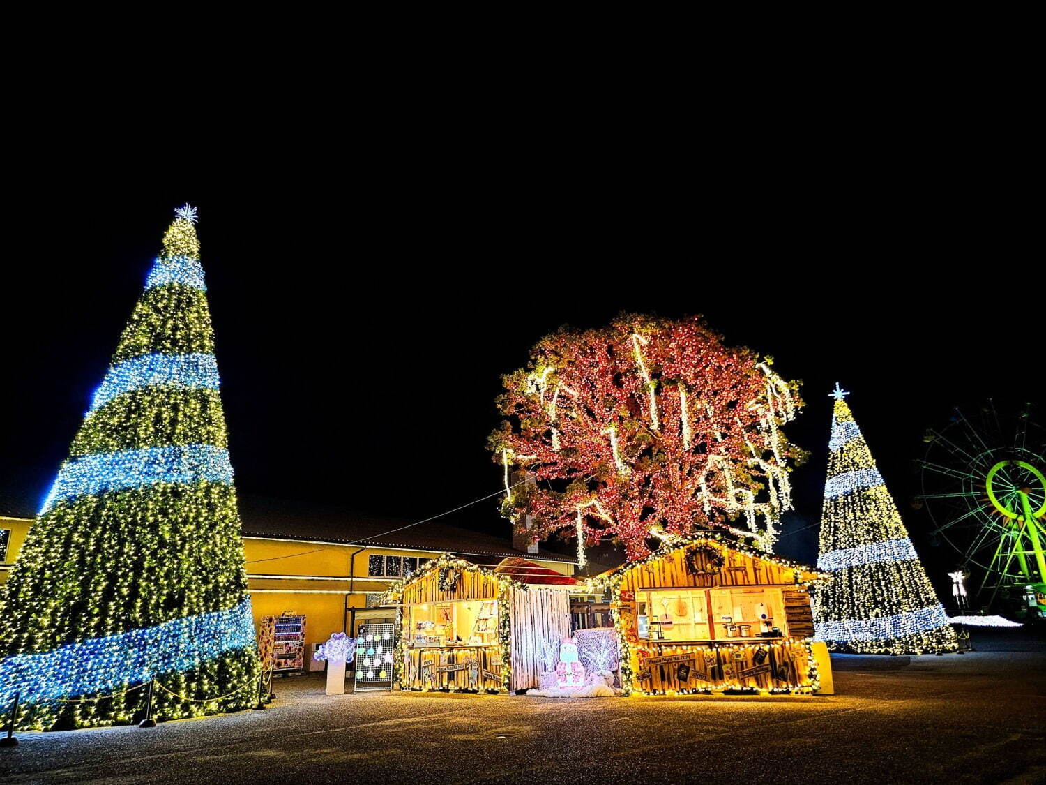 大阪・堺「ハーベストの丘」24年冬イルミネーション - 光るトナカイや遊具、クリスマスマーケットも｜写真1