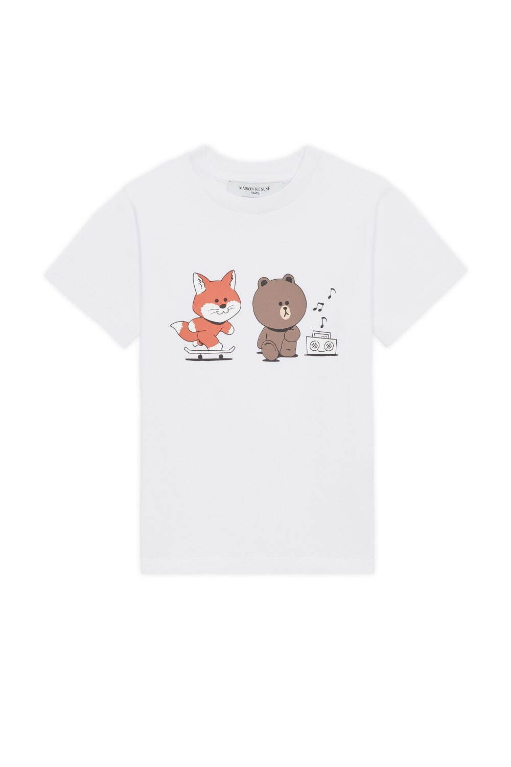 メゾン キツネ“LINE FRIENDS風”キツネ×ブラウンのコラボTシャツ、トート＆マグも｜写真33