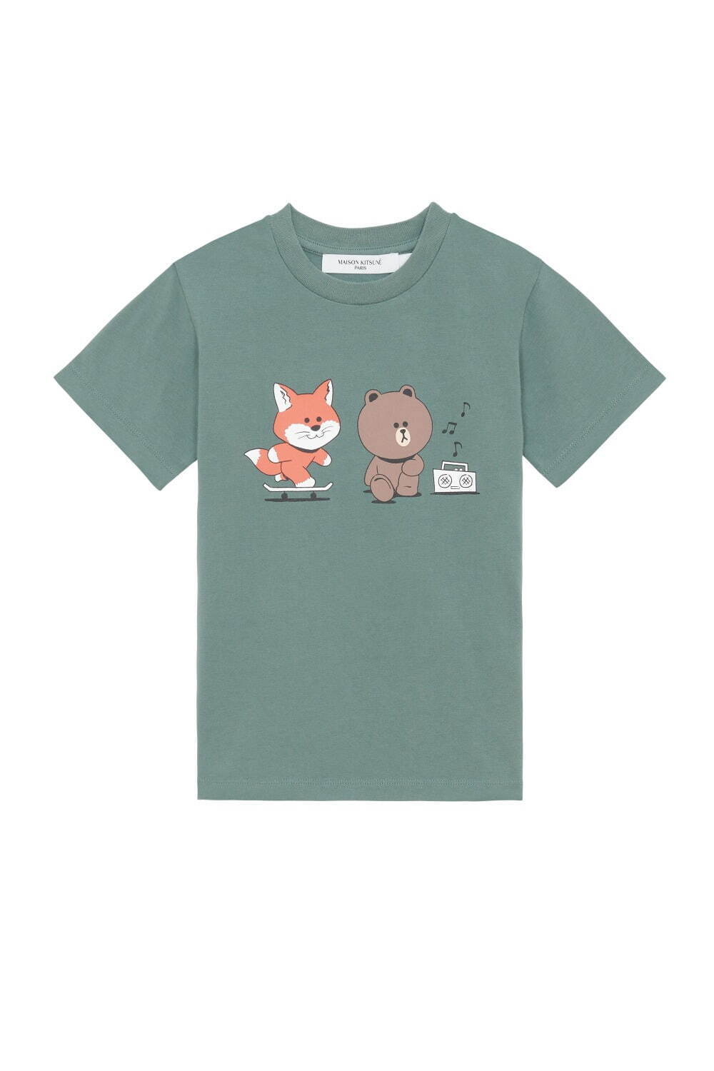 メゾン キツネ“LINE FRIENDS風”キツネ×ブラウンのコラボTシャツ、トート＆マグも｜写真31