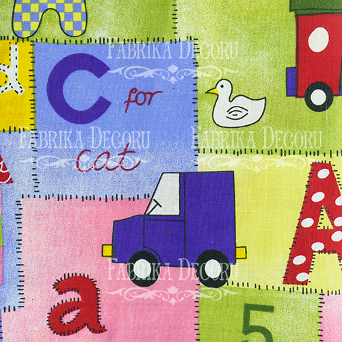 Fabric cut piece 35X70 Children\'s