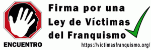 Firma por una ley de vctimas del franquismo