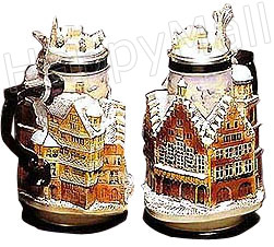 Frankfurt 1200 Year Anniversary Commemorative Beer Stein, 9-3/4H