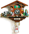 Cuckoo Clock Heidi Haus, Moving Goats, 10H