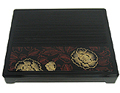 Blooming Peonies Bento Box with Footed Cover, 12x10