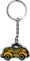 New York Taxi Cab Metal Keychain