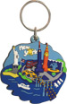 New York Cut Out Souvenir Keychain