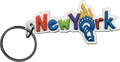 N.Y. Letter Torch Keychain