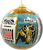 Wall Street NYC Ornament Ball – Financial District Symbols