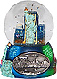 New York City Statue of Liberty Mini Snow Globe - 2.75H