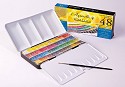 Sennelier - l`Aquarelle set 48 halve napjes + penseel