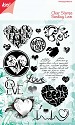 Noor! Design - Clear stamp - Sending Love Hart beat