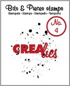 Clearstamp Crealies - Bits & Pieces - No 04 Ink Splashes