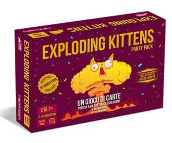 Giocattolo Exploding Kittens Party Pack (new version) - Base. Gioco da tavolo Asmodee