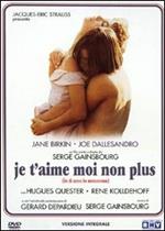 Je t'aime moi non plus