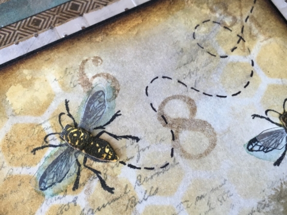 iGirlZoe: Tim Holtz, Entomology stamps, 3D foundry texture fades, aphanumeric thinlits, sizzix, stampers anonymous, ranger ink, idea-ology