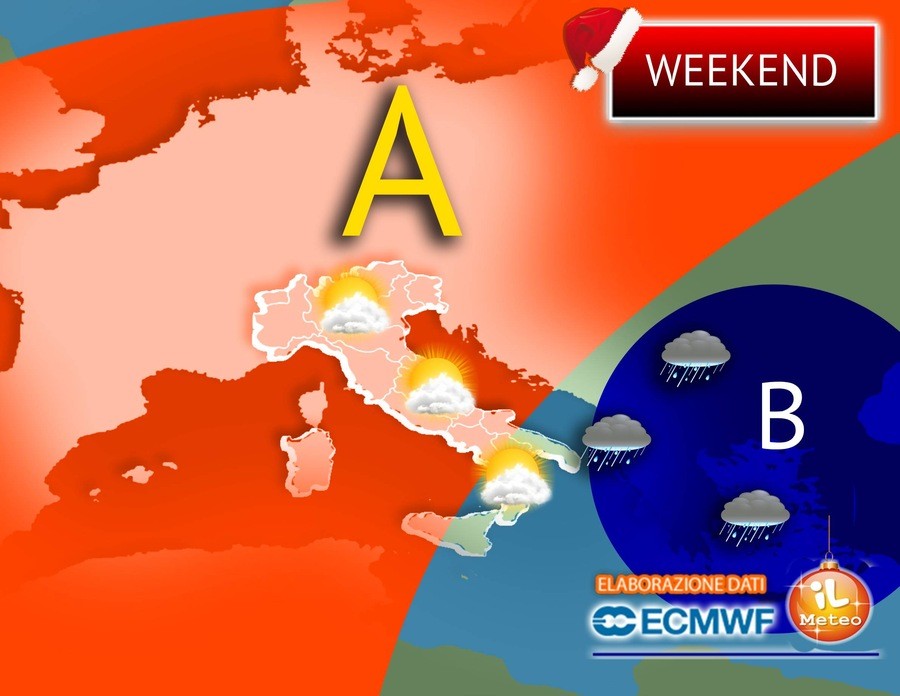 25/12/2024 - Meteo: Weekend con una svolta importante, vediamo come finirà Dicembre