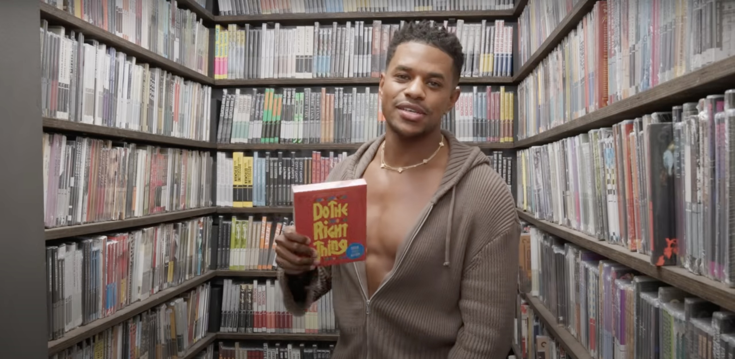 Jeremy Pope in the Criterion Closet