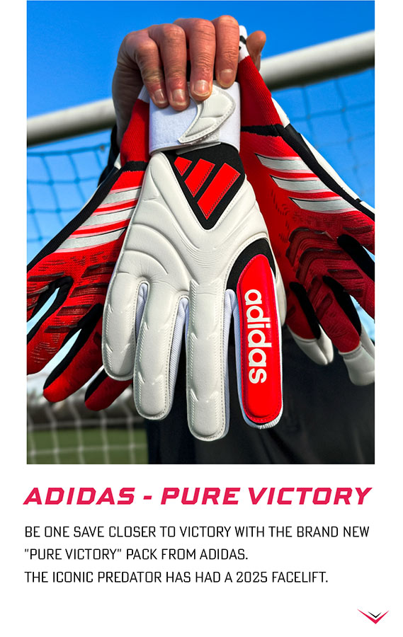 adidas Pure Victory Lucid Red Pure Ruby Goalkeeper Gloves Just Keepers