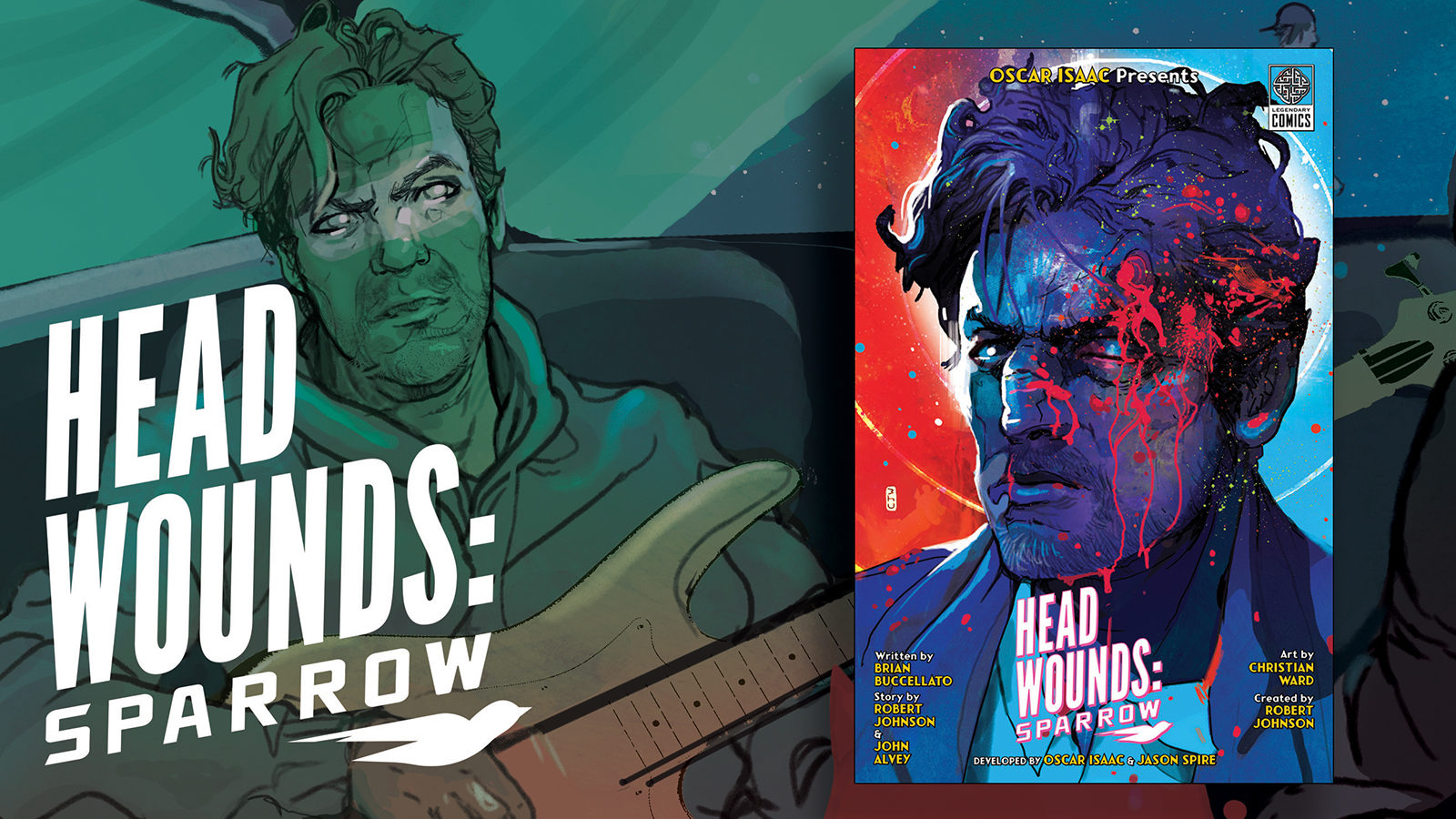 <strong>Legendary Comics’ Presents Oscar Isaac’s New Original Supernatural </strong><strong>Noir Graphic Novel, HEAD WOUNDS: SPARROW Now on Sale</strong>